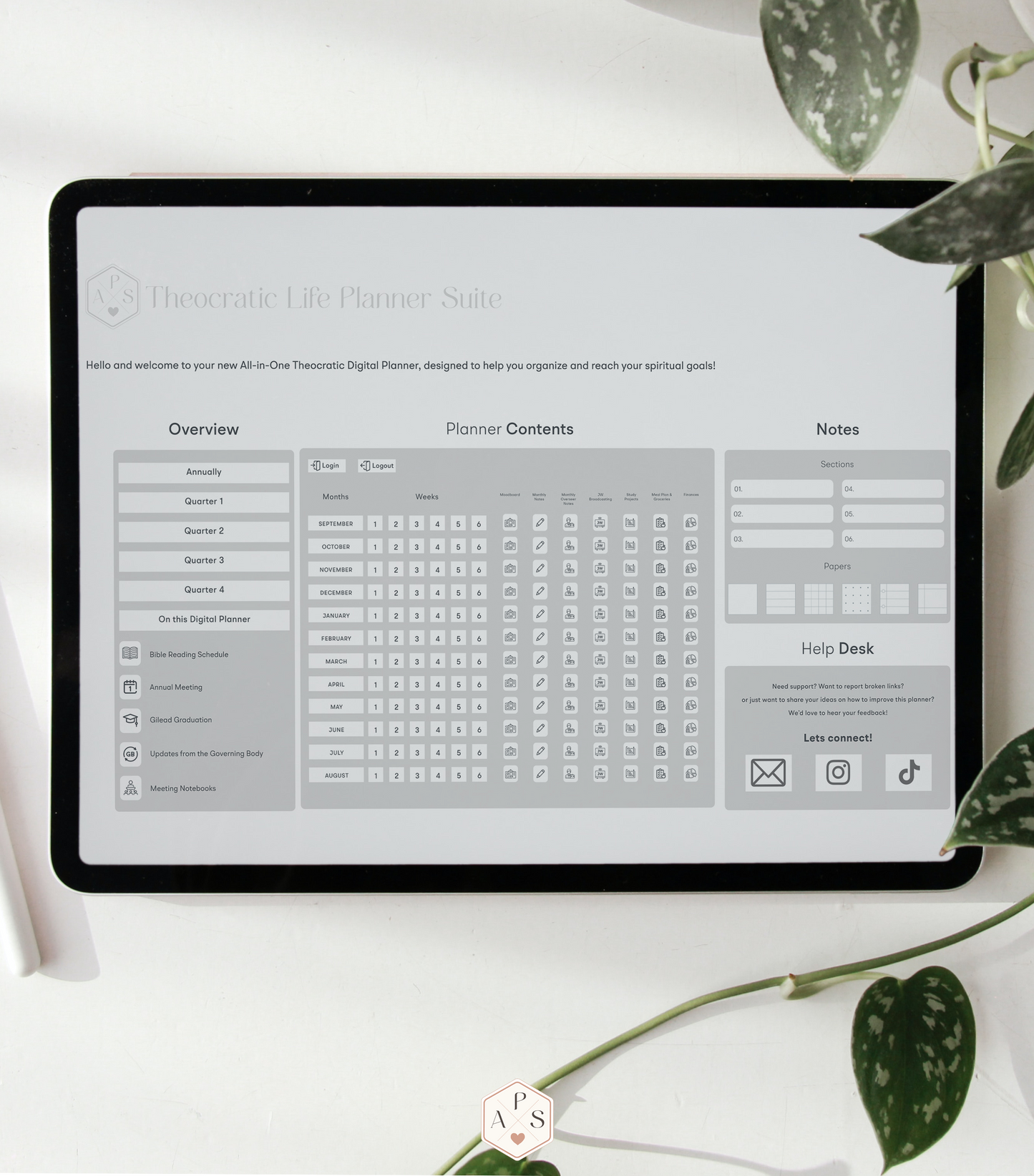 TheoLife Digital Planner Suite V2.0