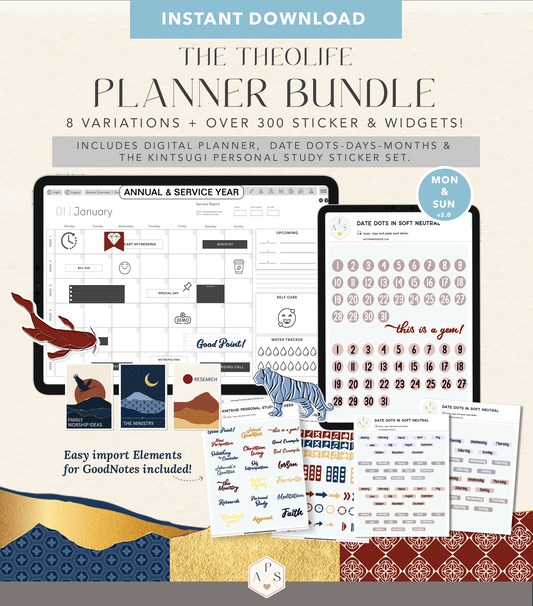 The Ultimate Digital Theocratic Planner Bundle