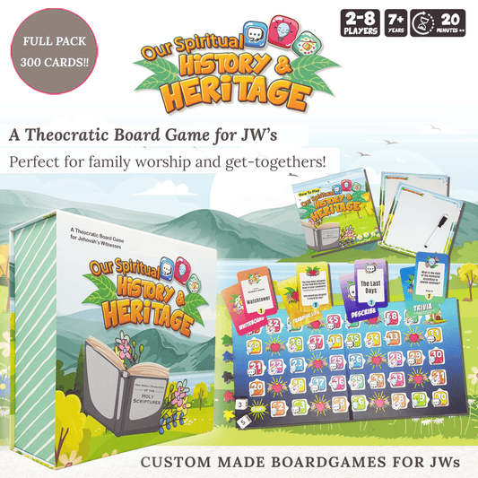 Our Spiritual History & Heritage– JW boardgame full pack